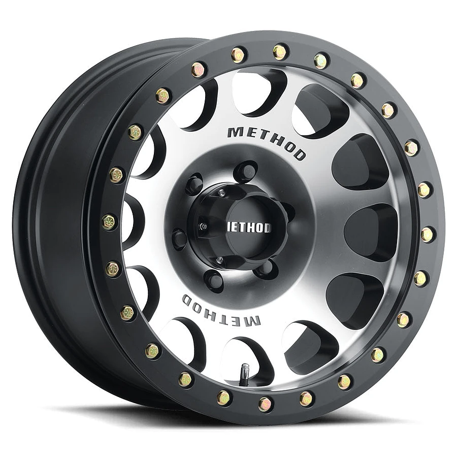 Method MR105 Beadlock Machined - Matte Black Ring Wheel
