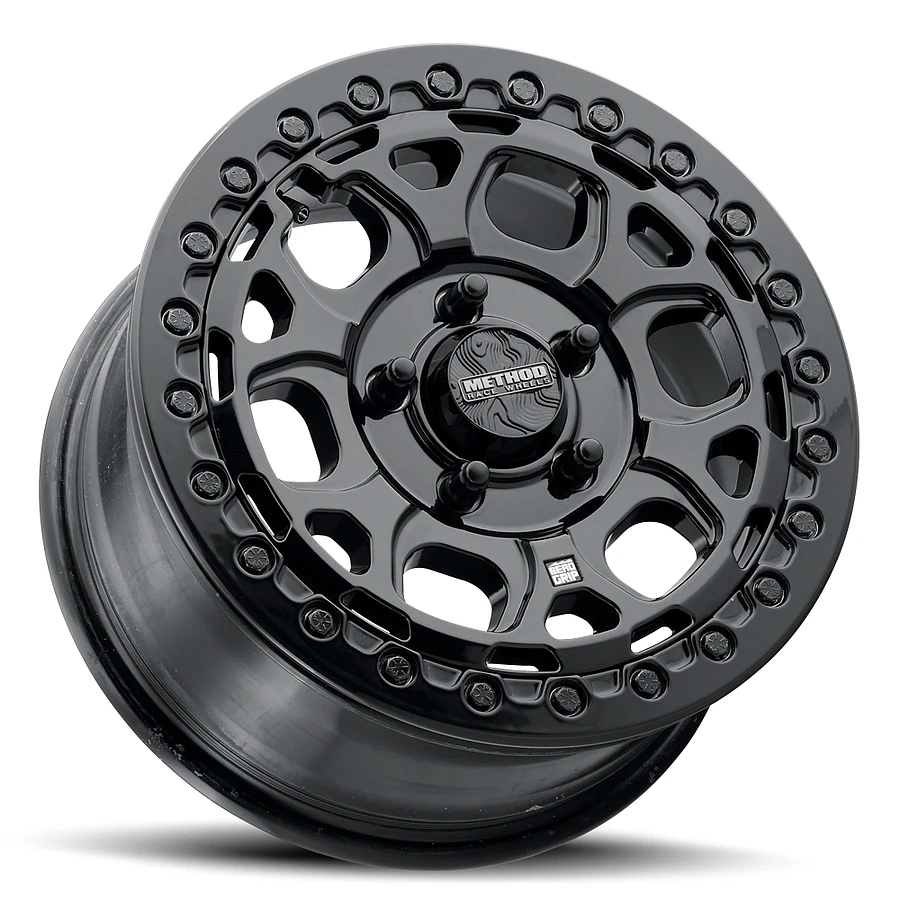 Method MR416 Beadlock Gloss Black 15 Inch Wheels