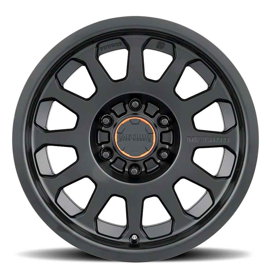 BLT100 Matte Black Rims for Toyota Tacoma, Toyota 4Runner, Chevy Silverado
