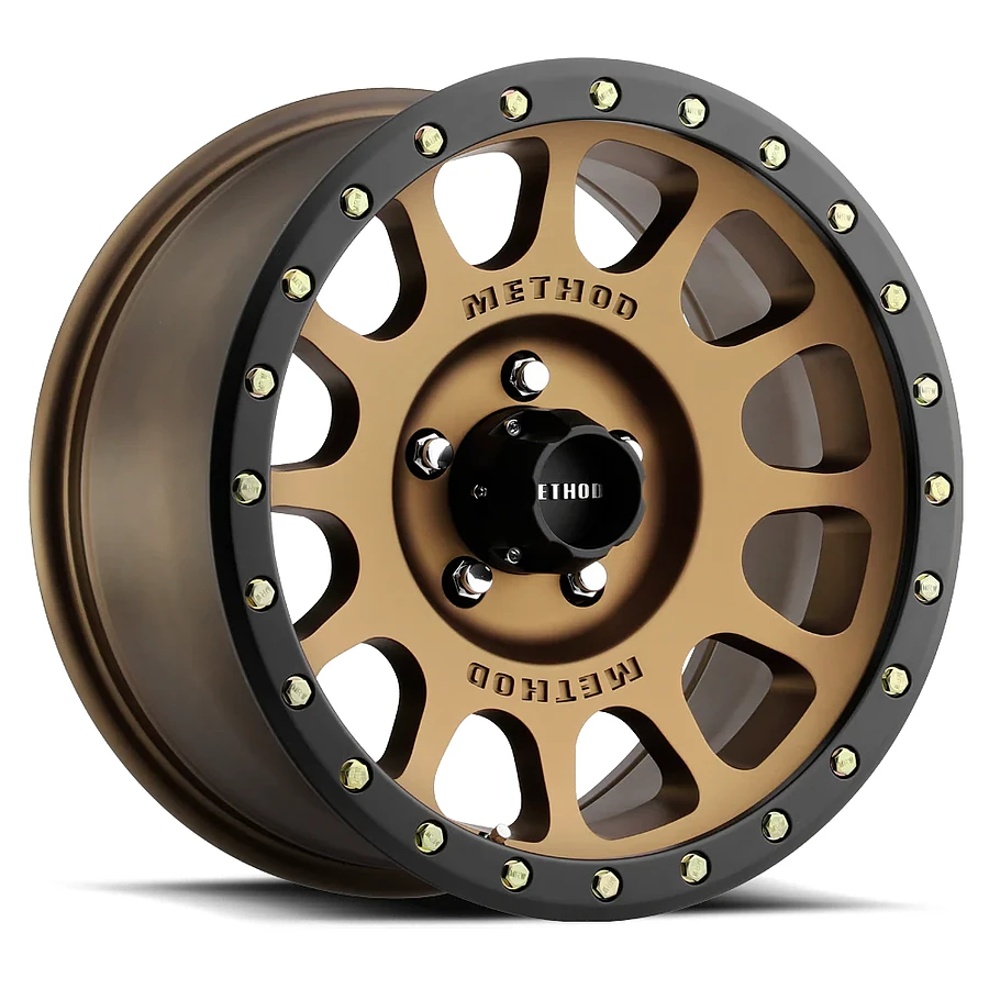Method - METHOD MR305 NV Wheels Method Bronze - Matte Black Lip 17x8.5 Rims 6x139.7mm ET+25mm - rims - 17" diameter - 6x139.7mm