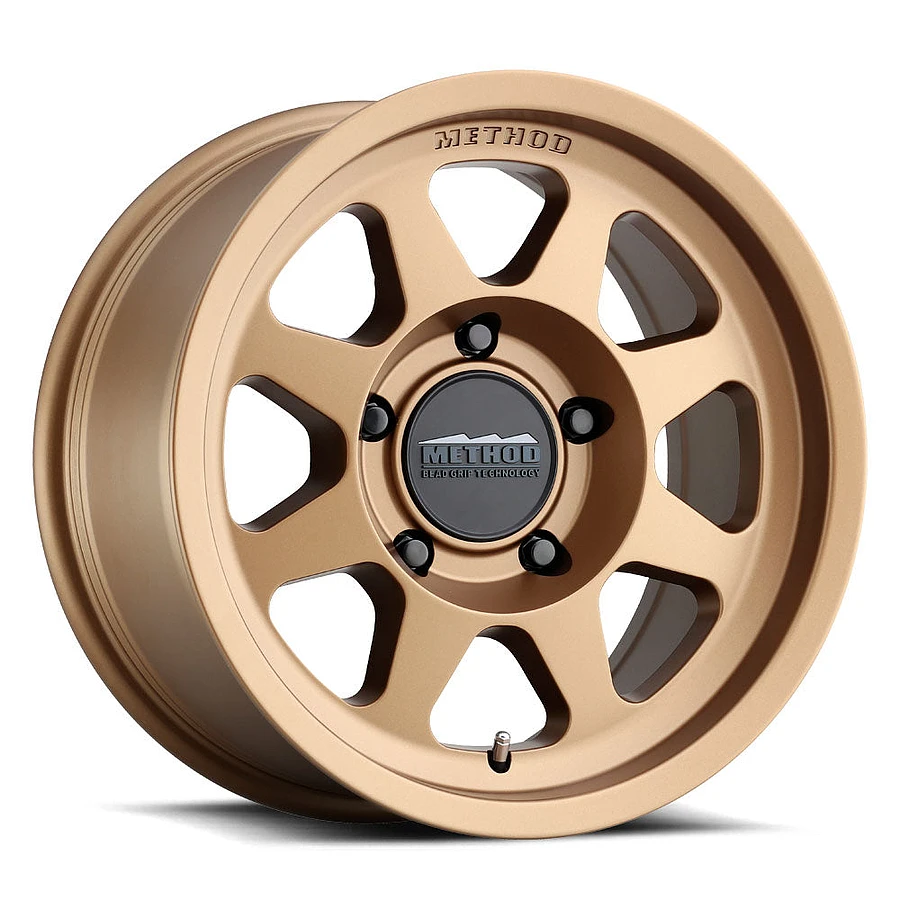 MR701 Bead Grip Method Bronze Wheel Close-Up 17x9 6x139.7