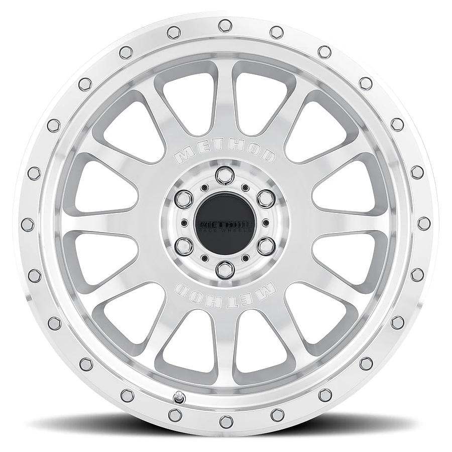 MR605 NV Machined - Clear Coat Rims for Dodge Ram 2500, Dodge Ram 3500, Chevy Silverado 2500 Classic
