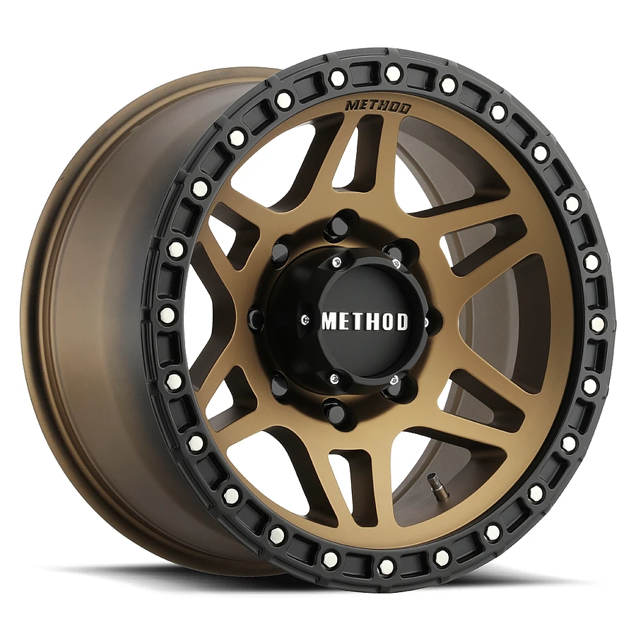 17 Inch Method Bronze - Matte Black Lip 5 Lug Tundra Rims MR31278558900