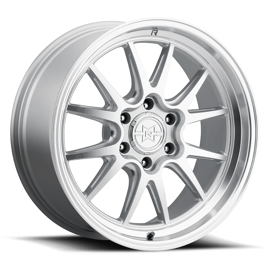 MR802 Machined - Clear Coat Rims for Chevy Silverado 2500, Chevy Silverado 3500, Gmc Sierra 2500