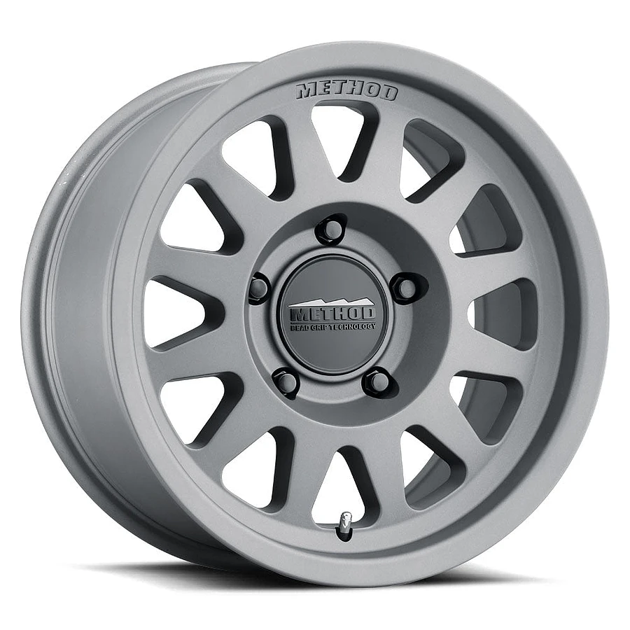 MR704 Bead Grip Titanium Wheel Close-Up 17x8.5 6x139.7