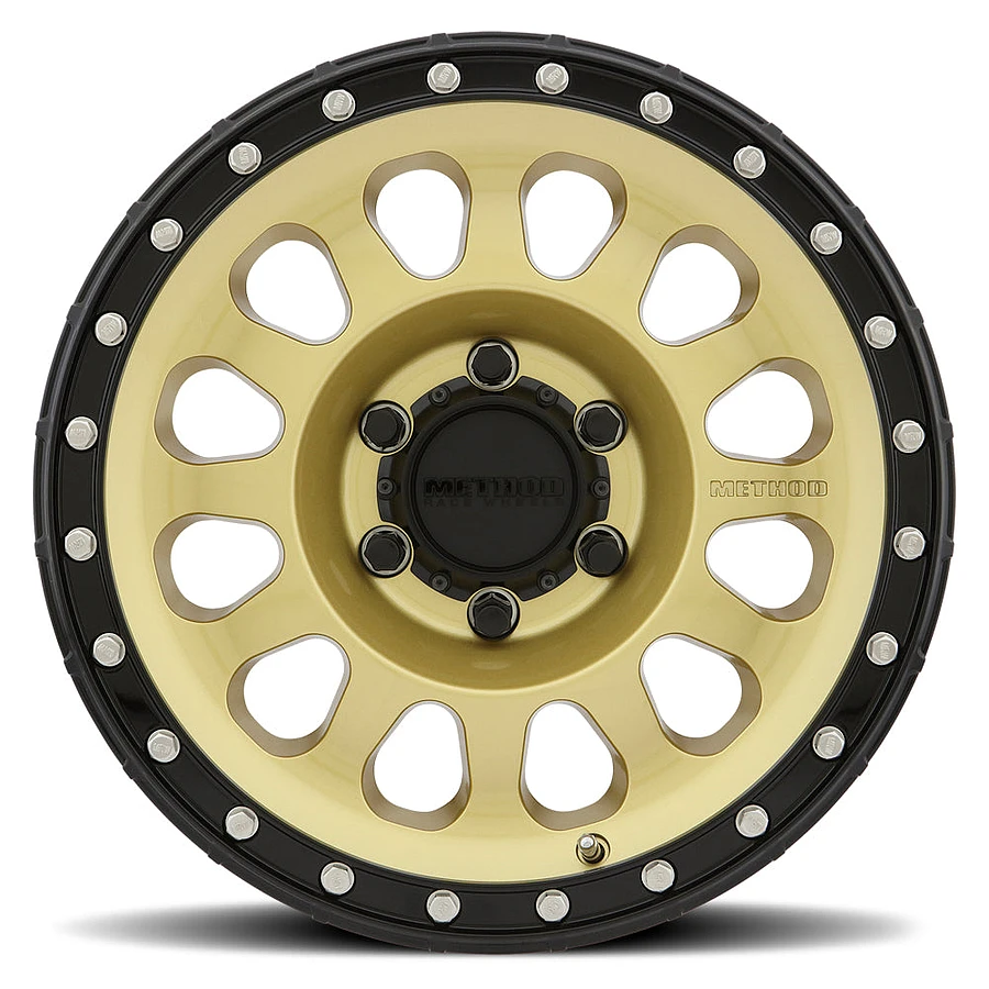 MR315 Gold - Black Lip Rims for Toyota Tacoma, Toyota 4Runner, Chevy Silverado