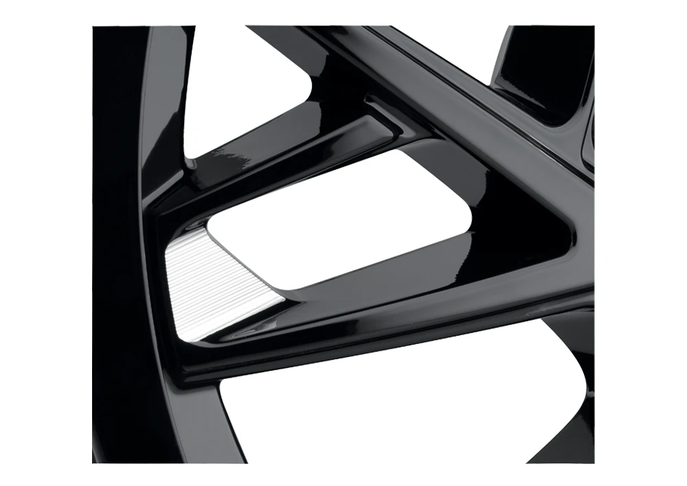 MR801 Gloss Black Milled Wheels for Gmc Sierra 2500 Classic