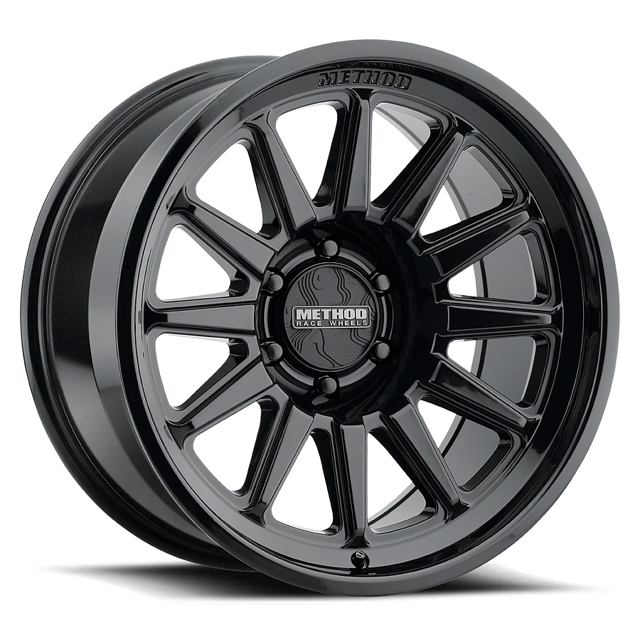 Method MR323 Gloss Black 20 Inch Wheels