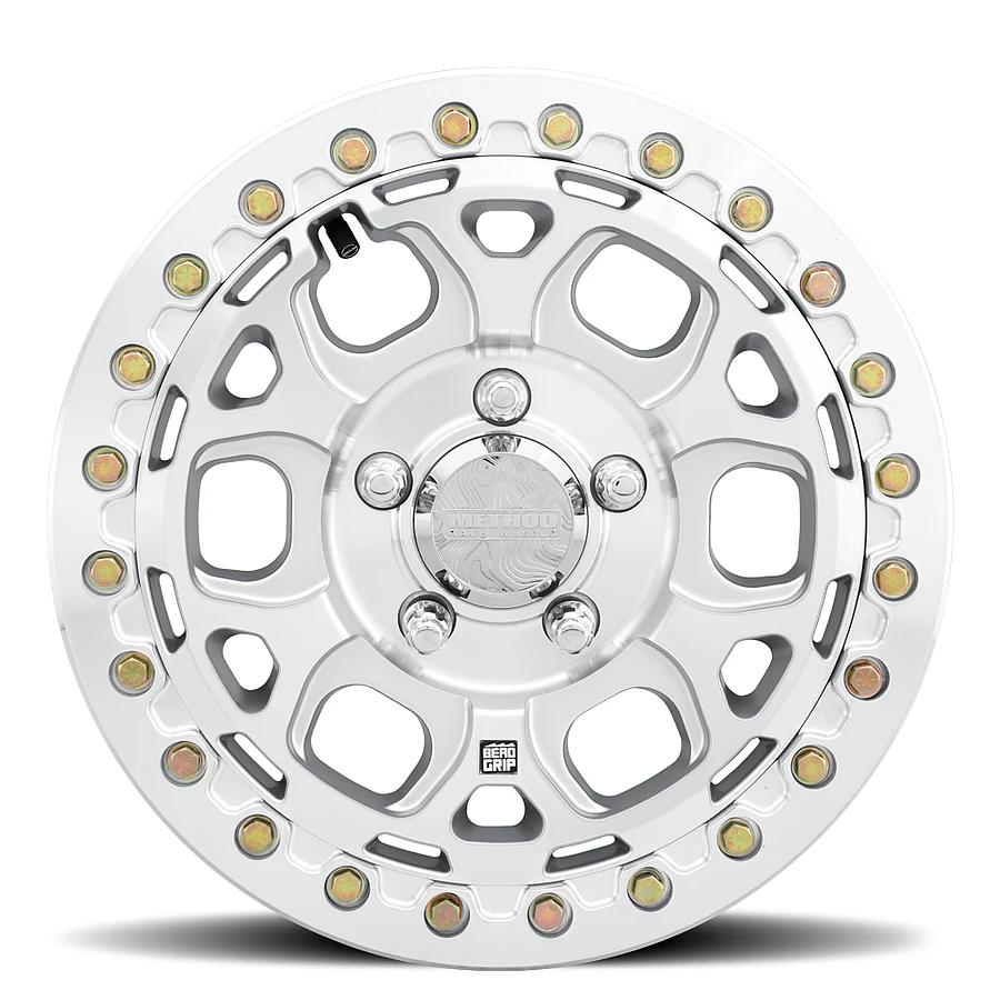 Method MR416 Beadlock Machined - Clear Coat 15 Inch Wheels