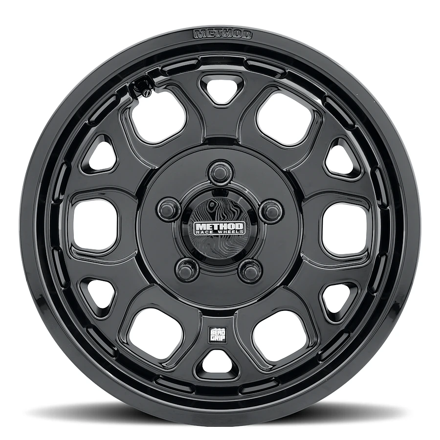 MR416 Bead Grip Gloss Black Rims for Honda Civic, Honda Accord, Toyota Camry