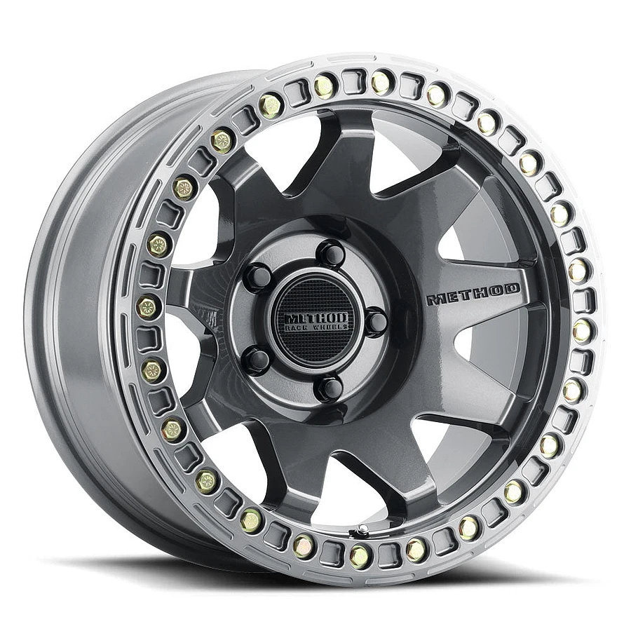 Method MR108 Gloss Titanium 17 Inch Wheels