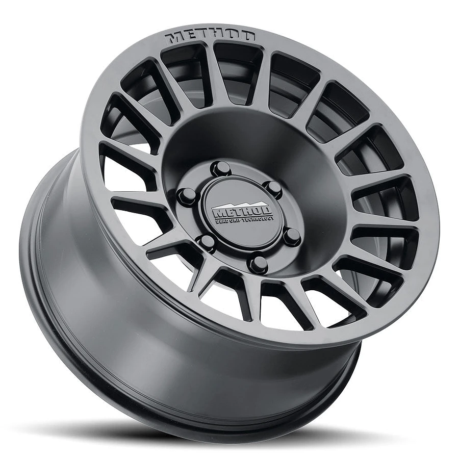 Method MR707 Bead Grip Matte Black 17 Inch Wheels