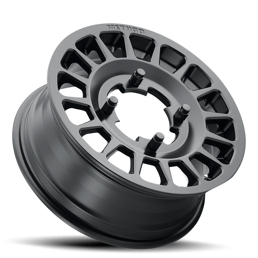 15 Inch Matte Black 5 Lug Rims MR40756012551