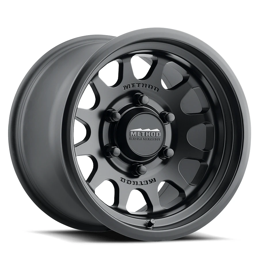 Method MR414 Bead Grip Matte Black Aftermarket 4X136 Wheels
