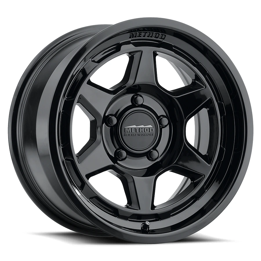 Method MR708 Bead Grip Gloss Black 17 Inch Wheels