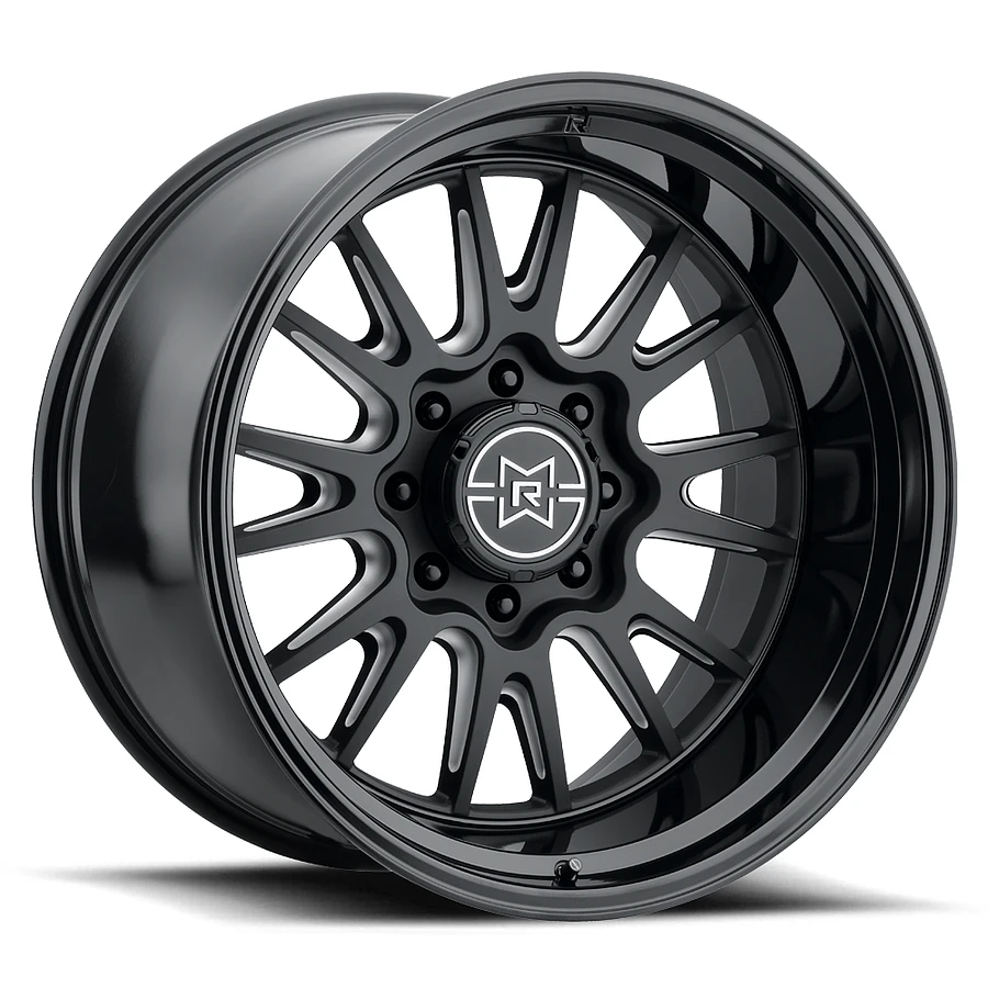 Method MR802 Double Black Milled 20 Inch Wheels