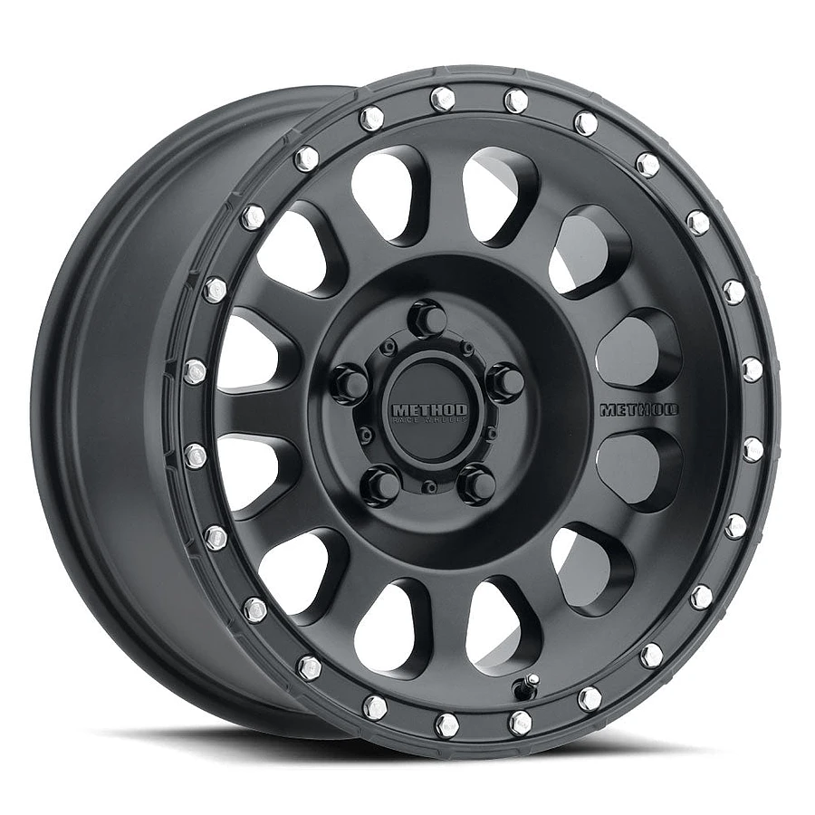 MR315 Matte Black Wheels for Gmc Sierra, Chevy Tahoe, Ford Bronco