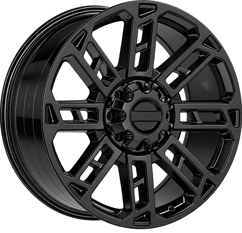 Replica - REPLICA F09 Wheels Black Rims 8x170mm ET+40mm - rims - 22" diameter - 8x170mm