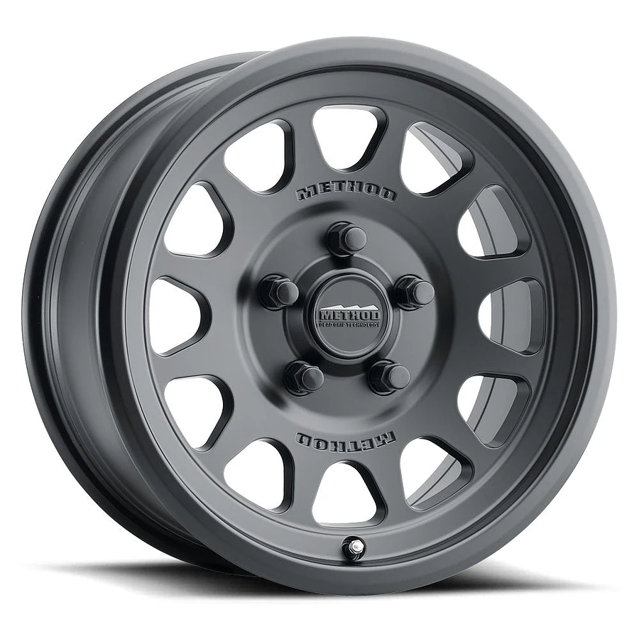 Method MR414 Bead Grip Matte Black 15 Inch Wheels