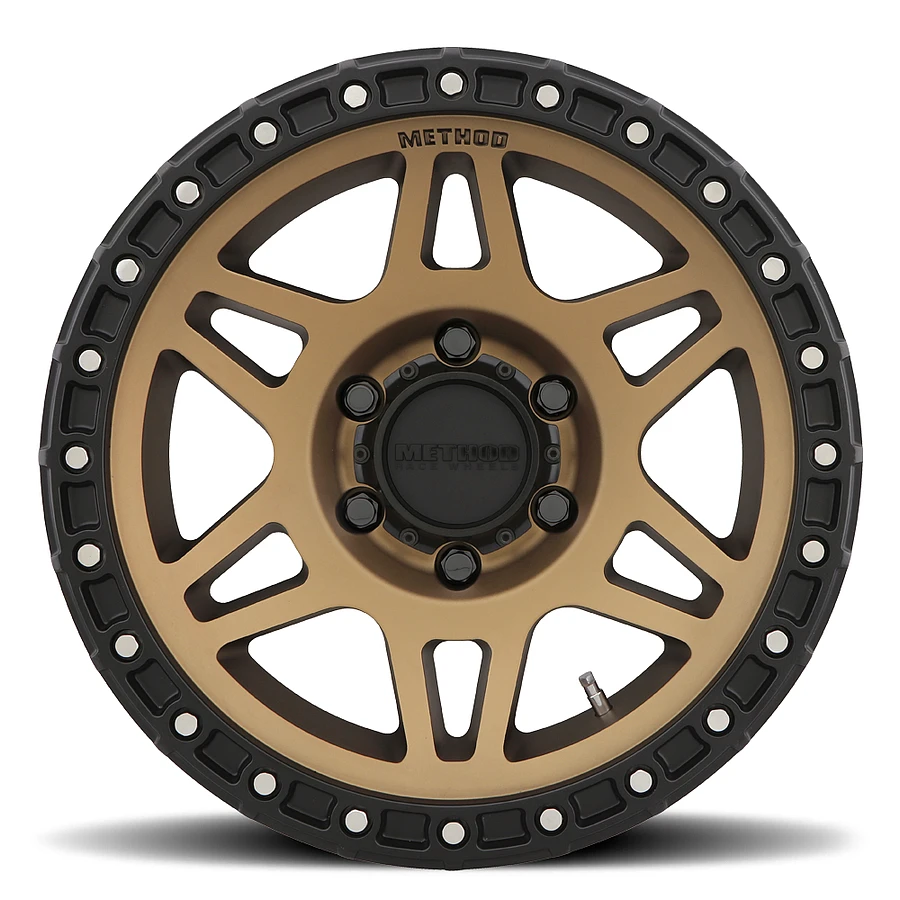 MR312 Method Bronze - Matte Black Lip Rims for Toyota Tundra, Toyota Sequoia, Lexus Lx570