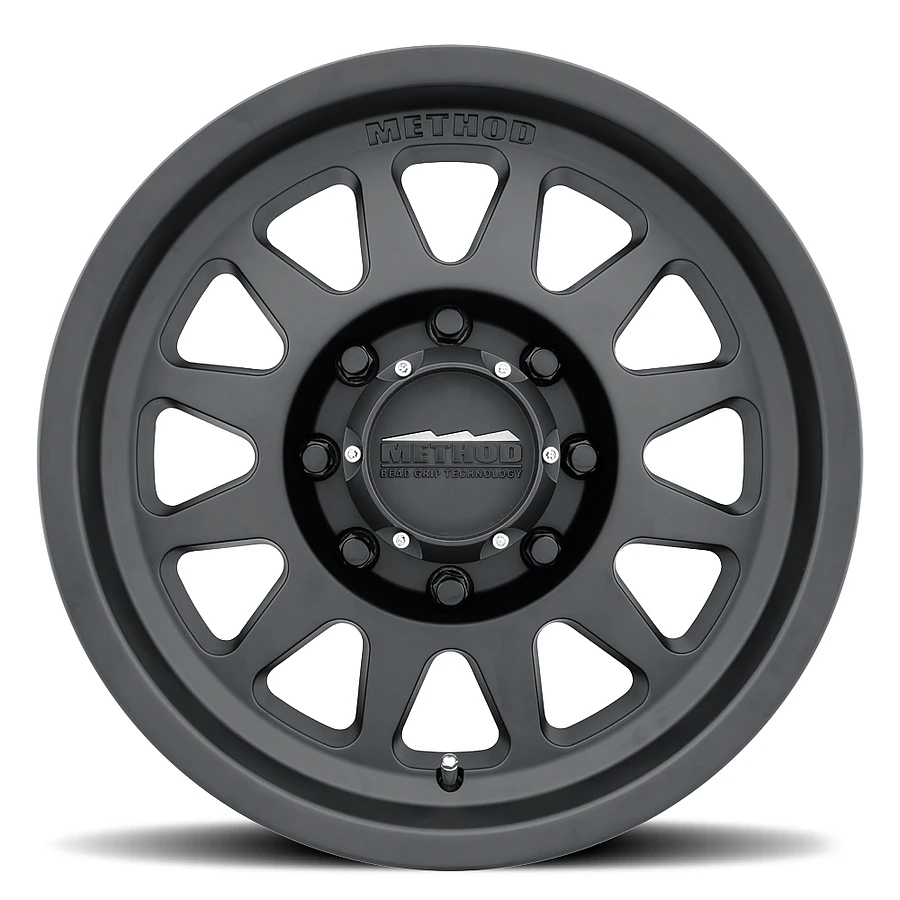 MR704 HD Bead Grip Matte Black Rims for Dodge Ram 2500, Dodge Ram 3500, Chevy Silverado 2500 Classic