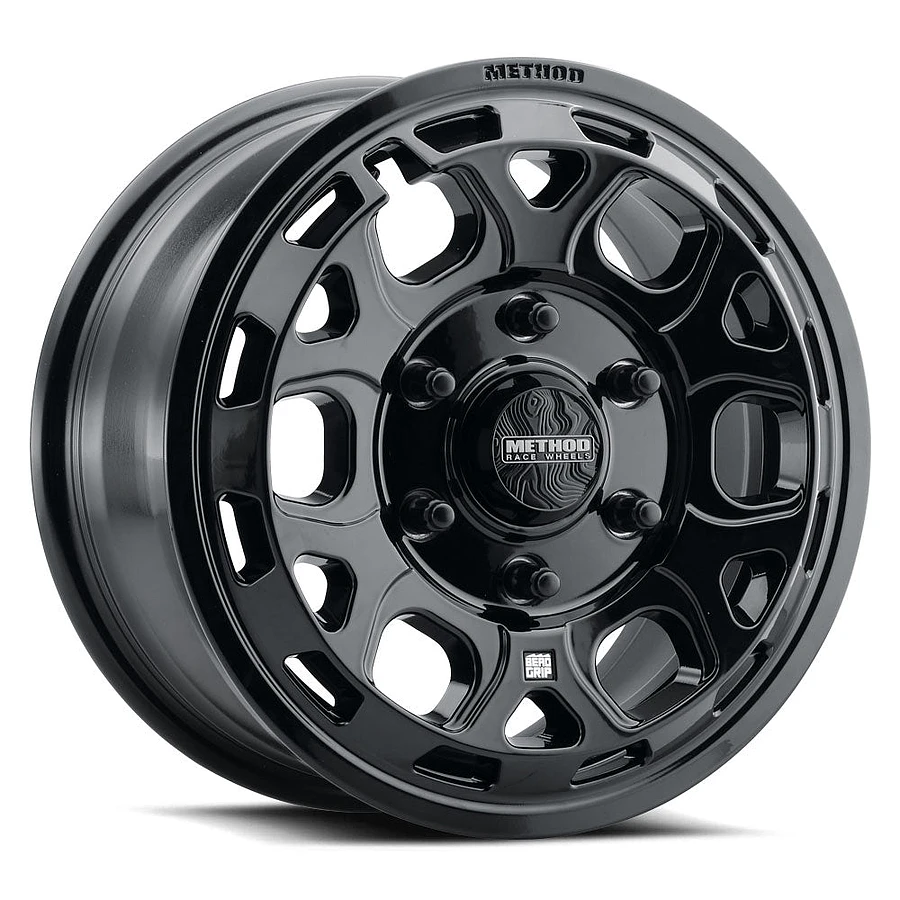 Method MR416 Bead Grip Gloss Black 15 Inch Wheels
