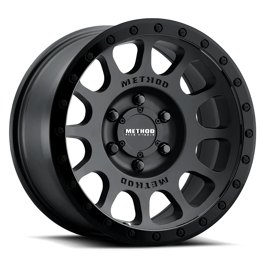 Method - METHOD MR305 NV Wheels Matte Black - Gloss Black Lip 17x8.5 Rims 6x135mm ET0mm - rims - 17" diameter - 6x135mm