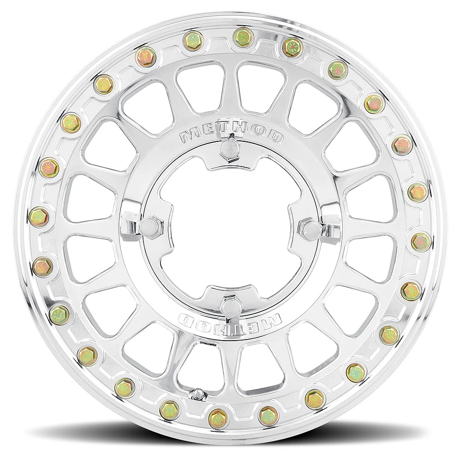 MR413 Beadlock Polished Rims 15x10 4x156 ET0